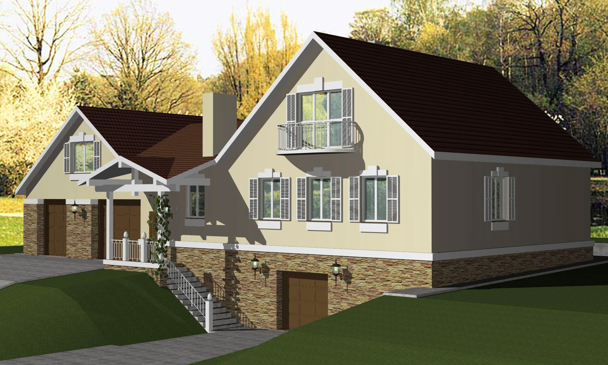 фасад в классическом стиле